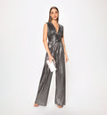 Enterizo Pantalon Manga Sisa Con Escote
