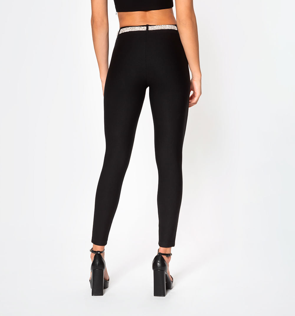 Leggins Tiro Alto Pitillo Con Correa De