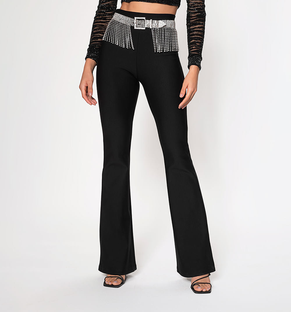 Leggins Tiro Alto Con Cinturon De Crista