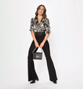 Leggins Tiro Alto Bota Campanada Con Cin