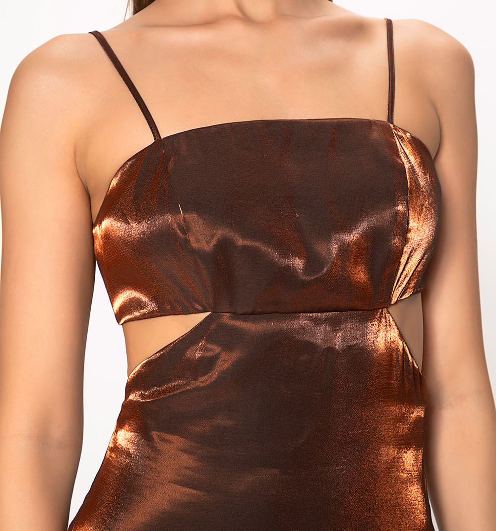 Vestido Corto Con Espalda Descubierta