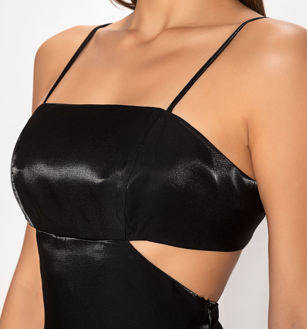 Vestido Corto Con Espalda Descubierta