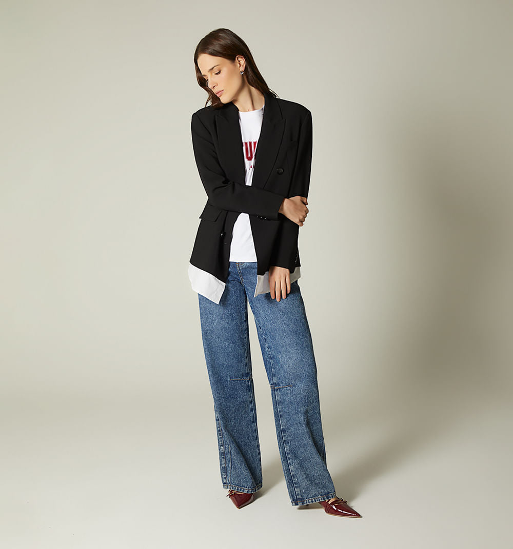 Blazer Oversize - Negro