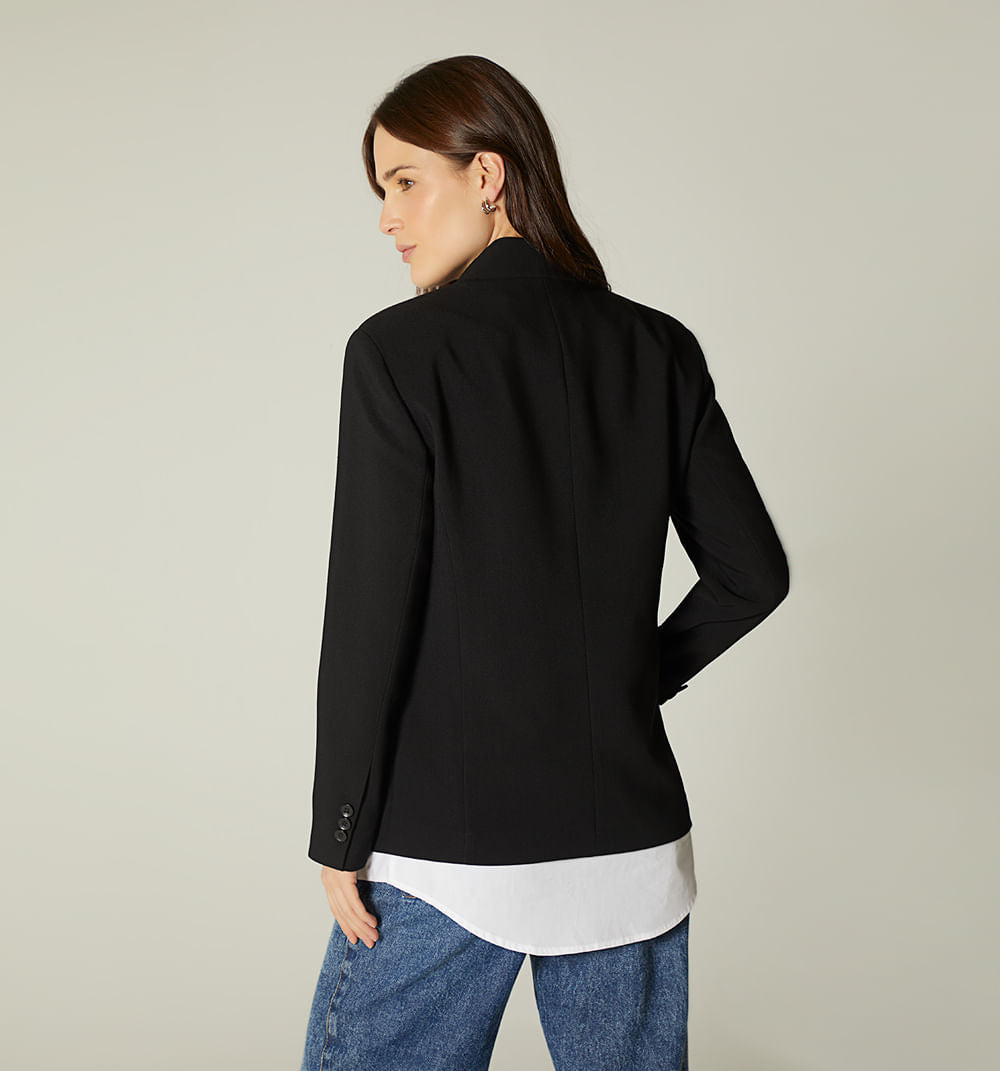 Blazer Oversize - Negro