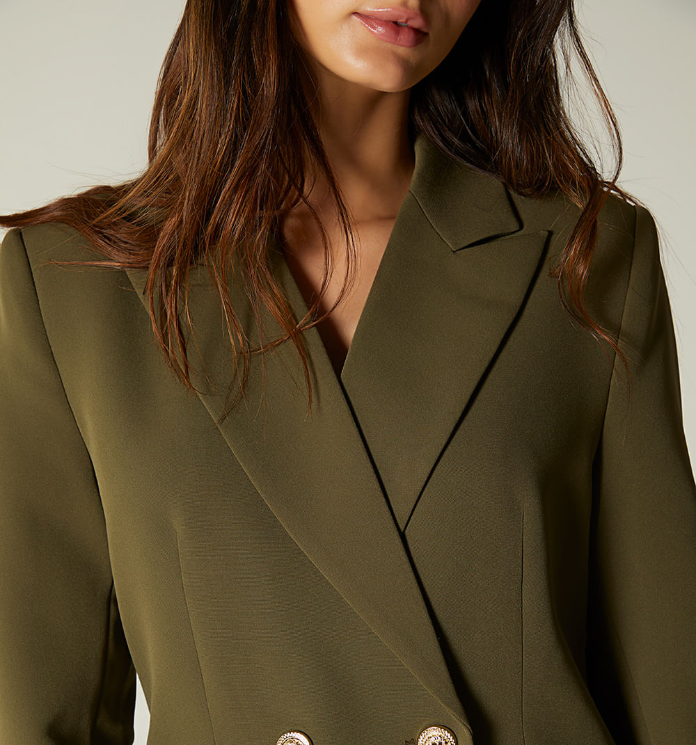Blazer Oversize Cuatro Botones