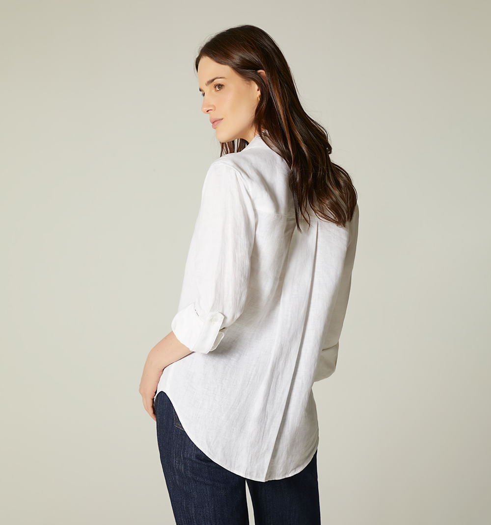 Bluson Camisero Manga Larga Con Charrete