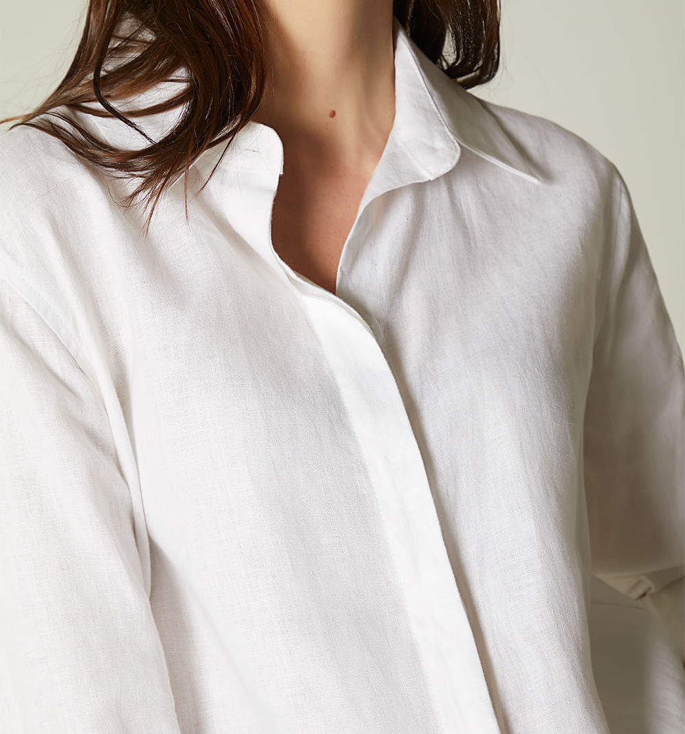 Bluson Camisero Manga Larga Con Charrete