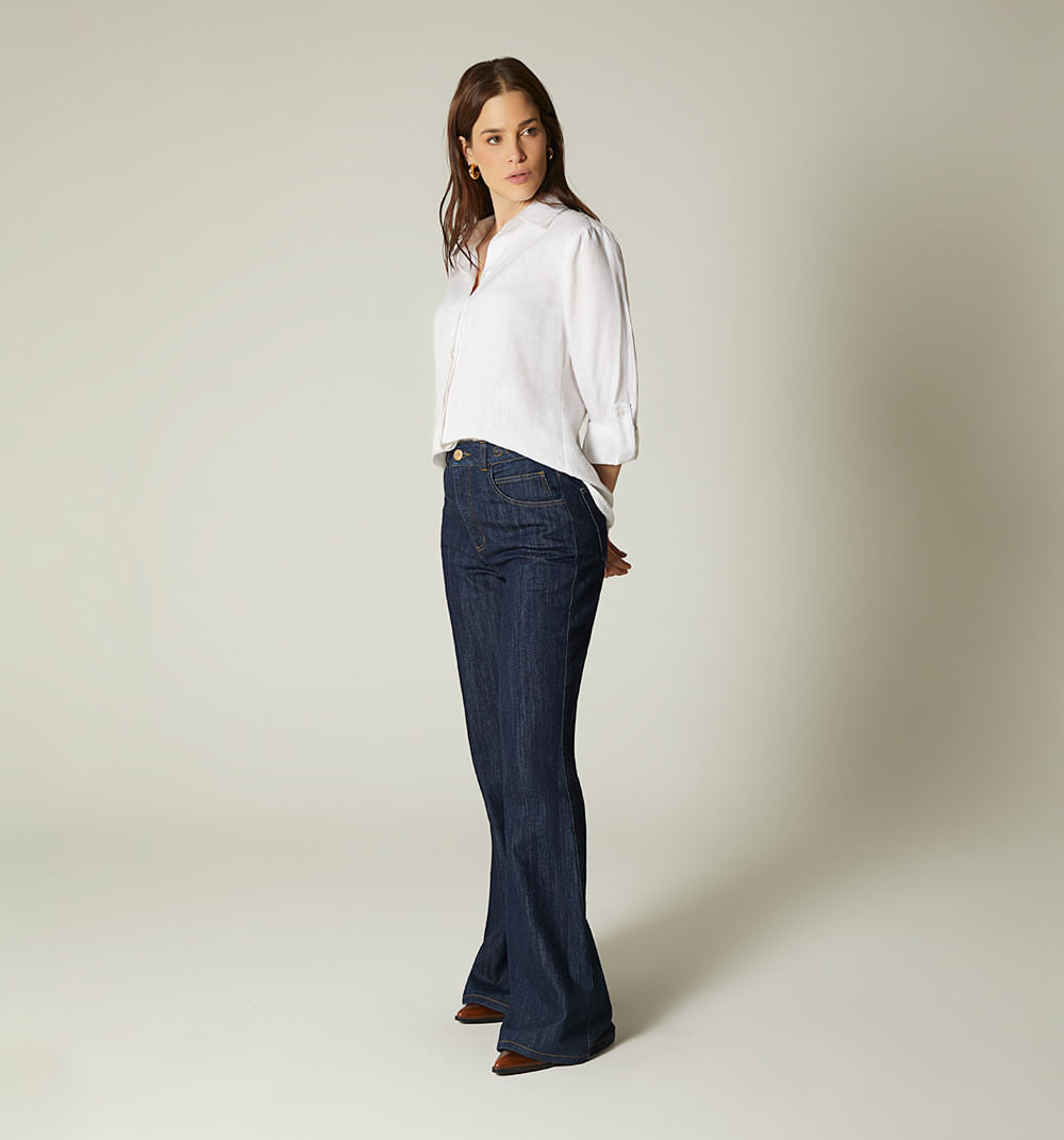 Bluson Camisero Manga Larga Con Charrete