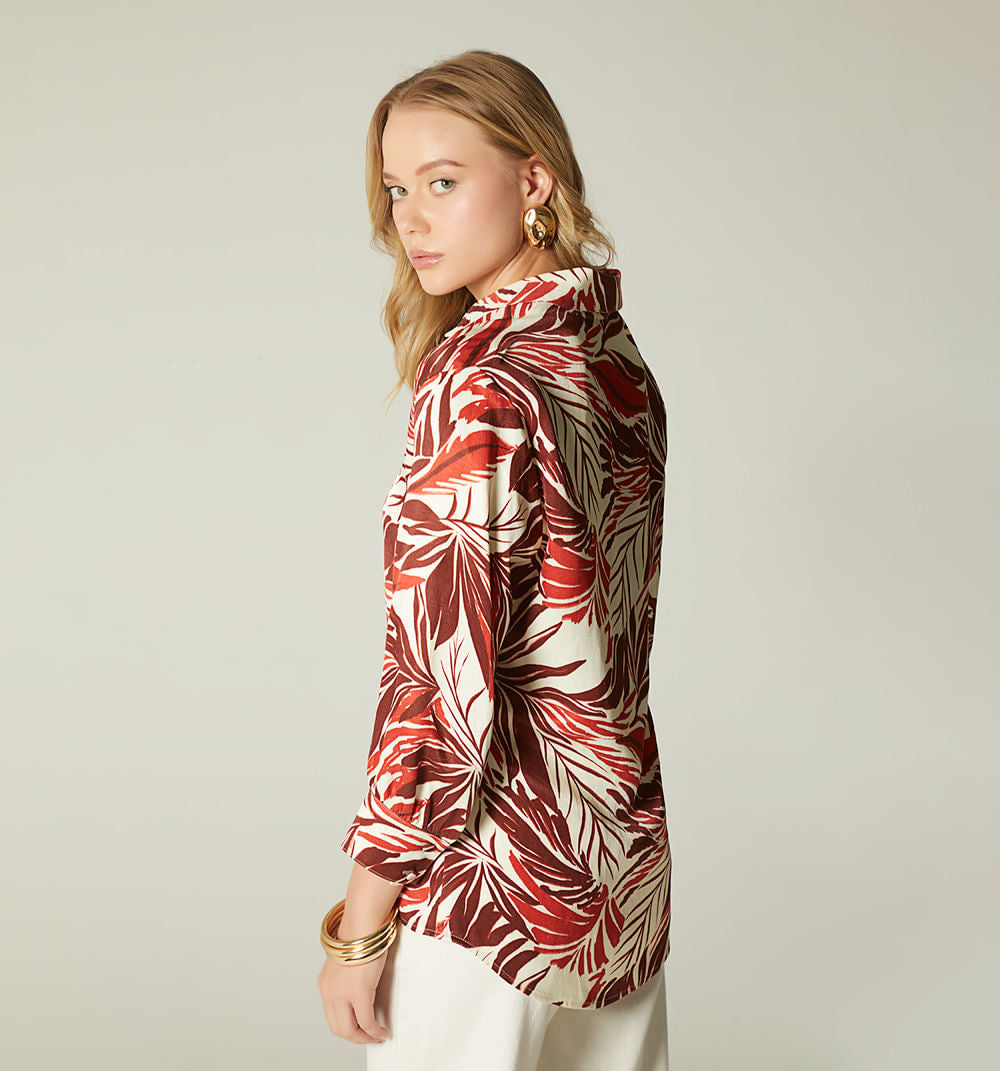Blusa Camisera Manga 3/4