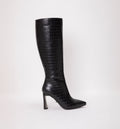 Bota Caña Alta Efecto Croco