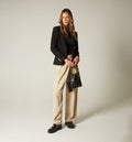 Blazer Manga Larga Boton Unico