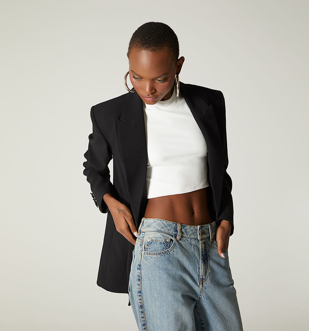 Blazer Seis Botones
