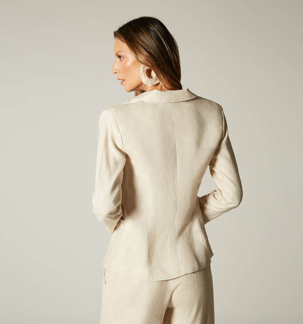 Blazer Manga Larga Solapa