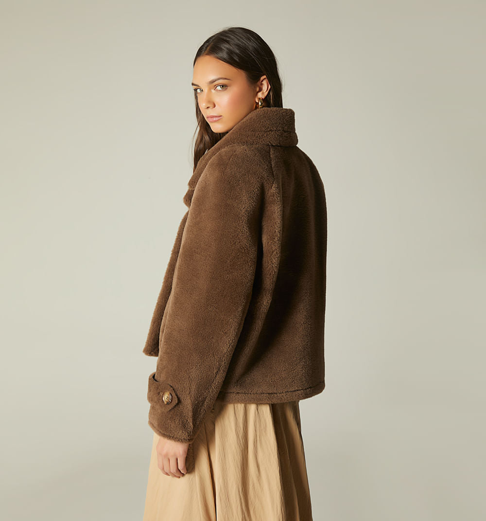 Chamarra Oversize Teddy