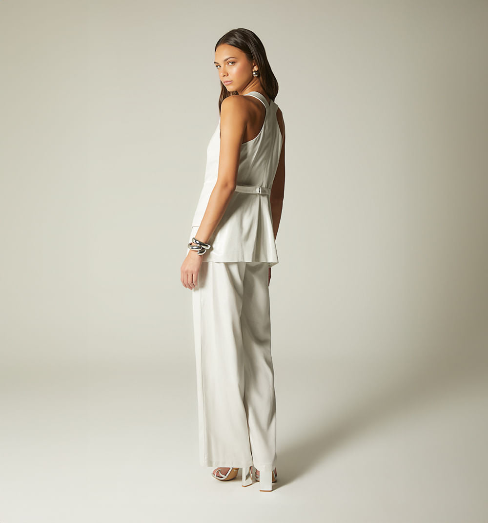 Conjunto Pantalón Y Chaleco Largo
