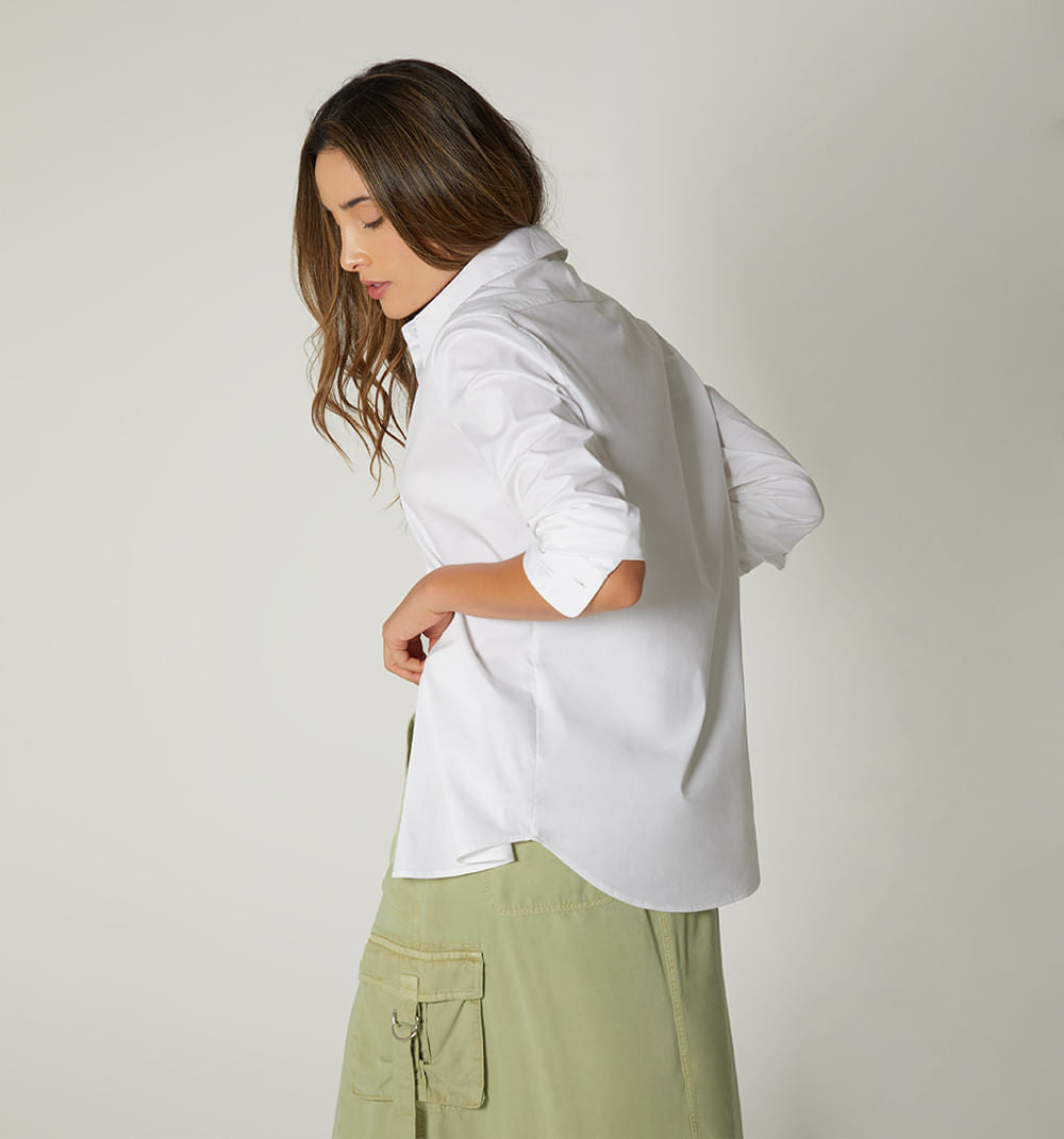 Blusa Manga Larga Con Cartera