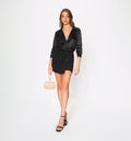 Enterizo Short Con Sobrefalda Blusa M/La