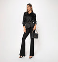 Bluson Camisero Con Cinturon