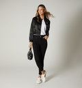 Chamarra Bomber En Sateen