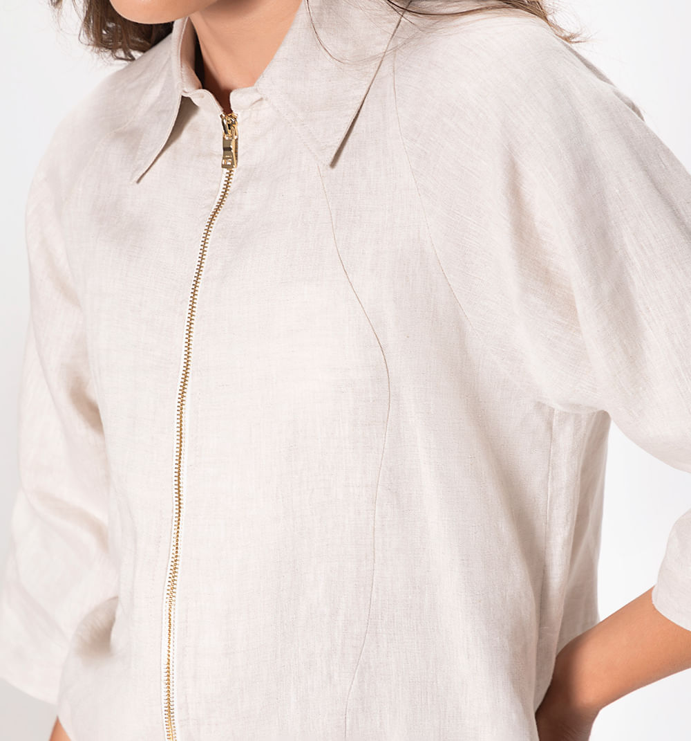 Chamarra Bomber Cuello,  Jareta En Cintu