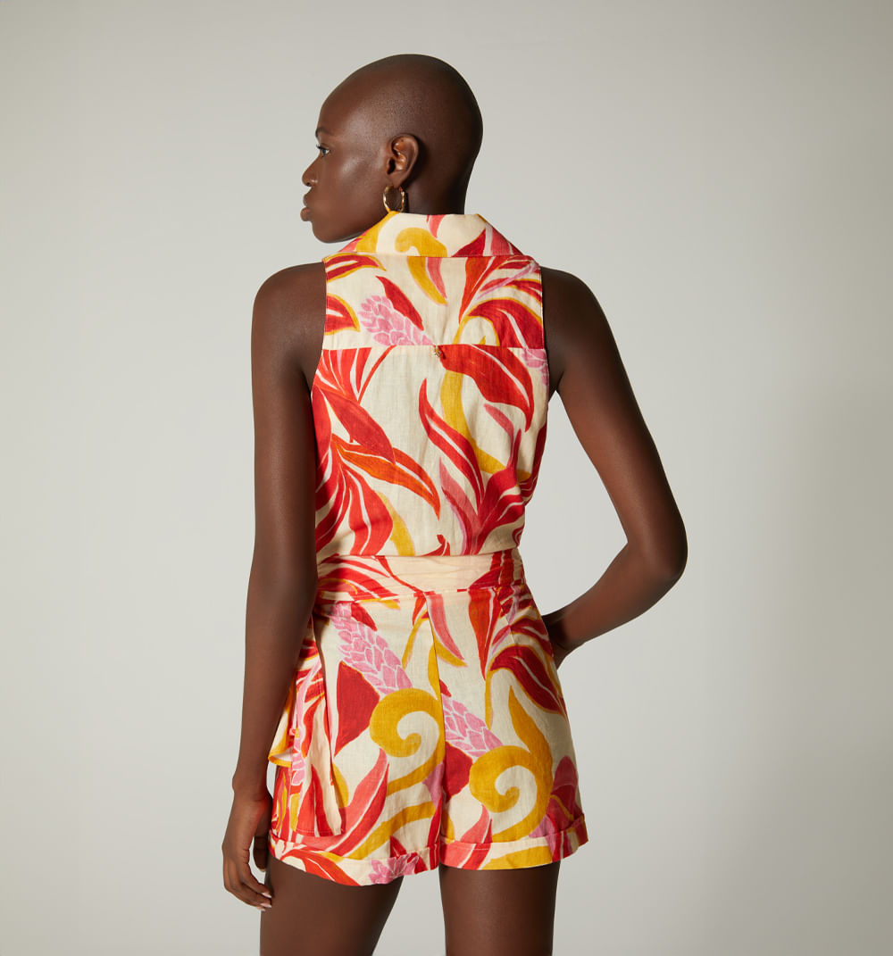 Enterizo Short Cruzado