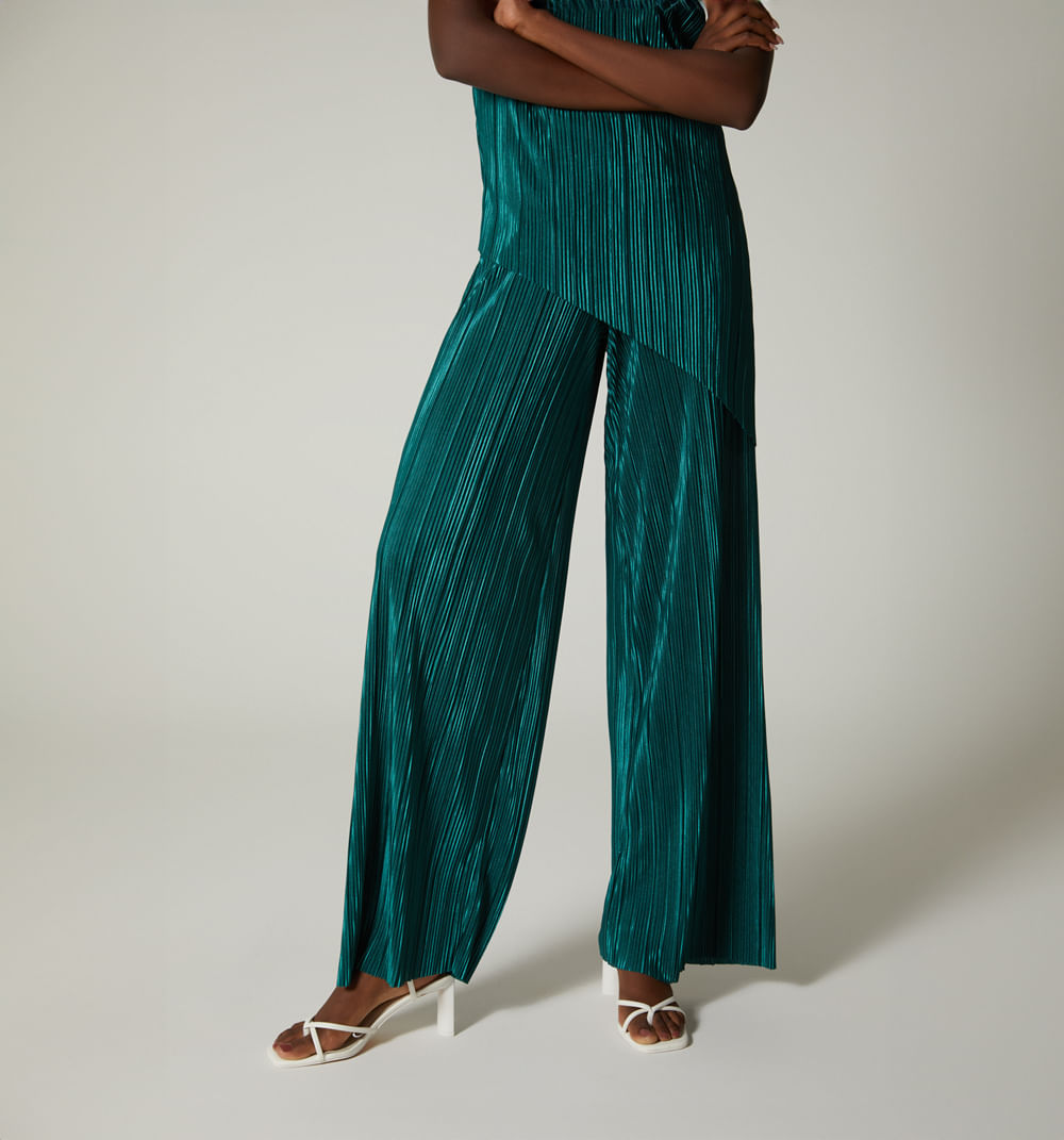 Conjunto Pantalon Palazo Y Halter
