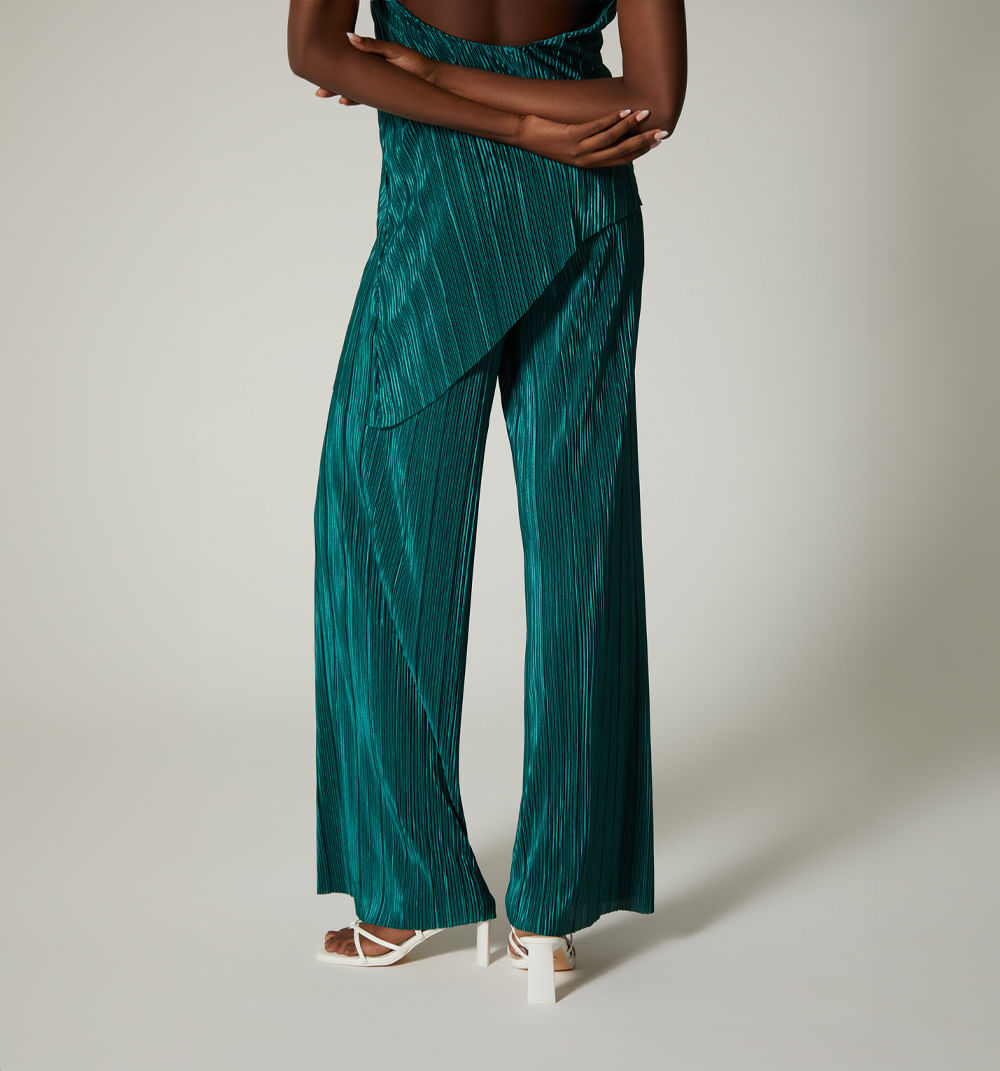 Conjunto Pantalon Palazo Y Halter
