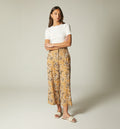 Pantalon Culotte Tiro Alto - Gris