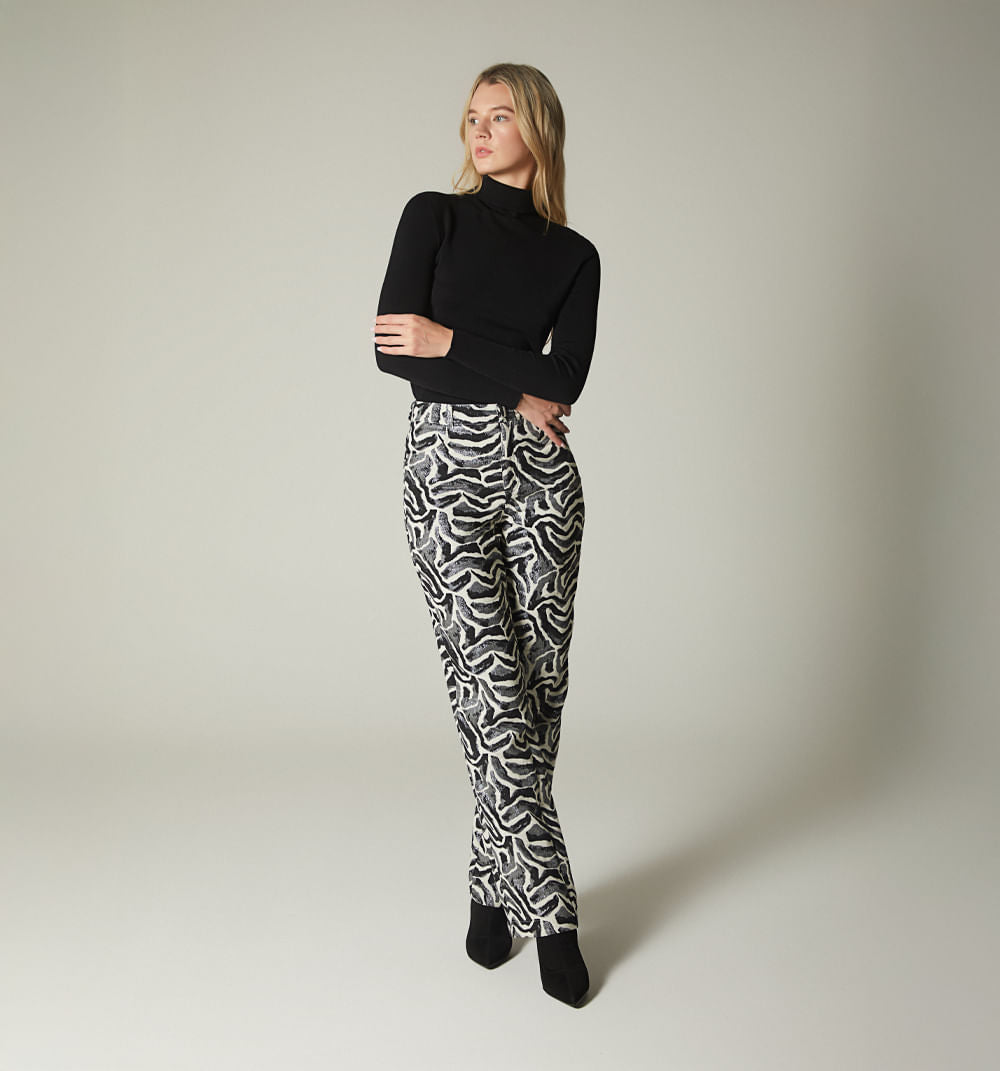 Pantalon Tiro Alto Recto S028917