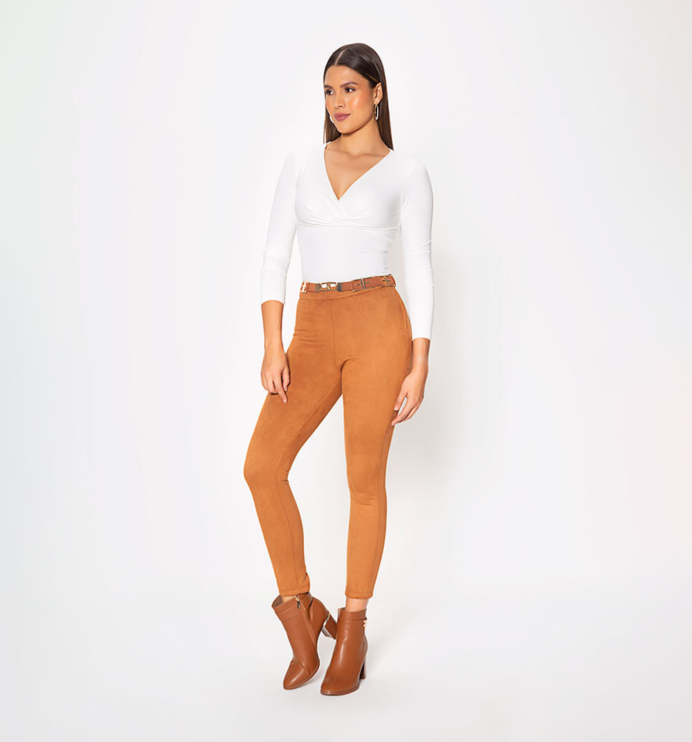 Leggins Pitillo Con Correa