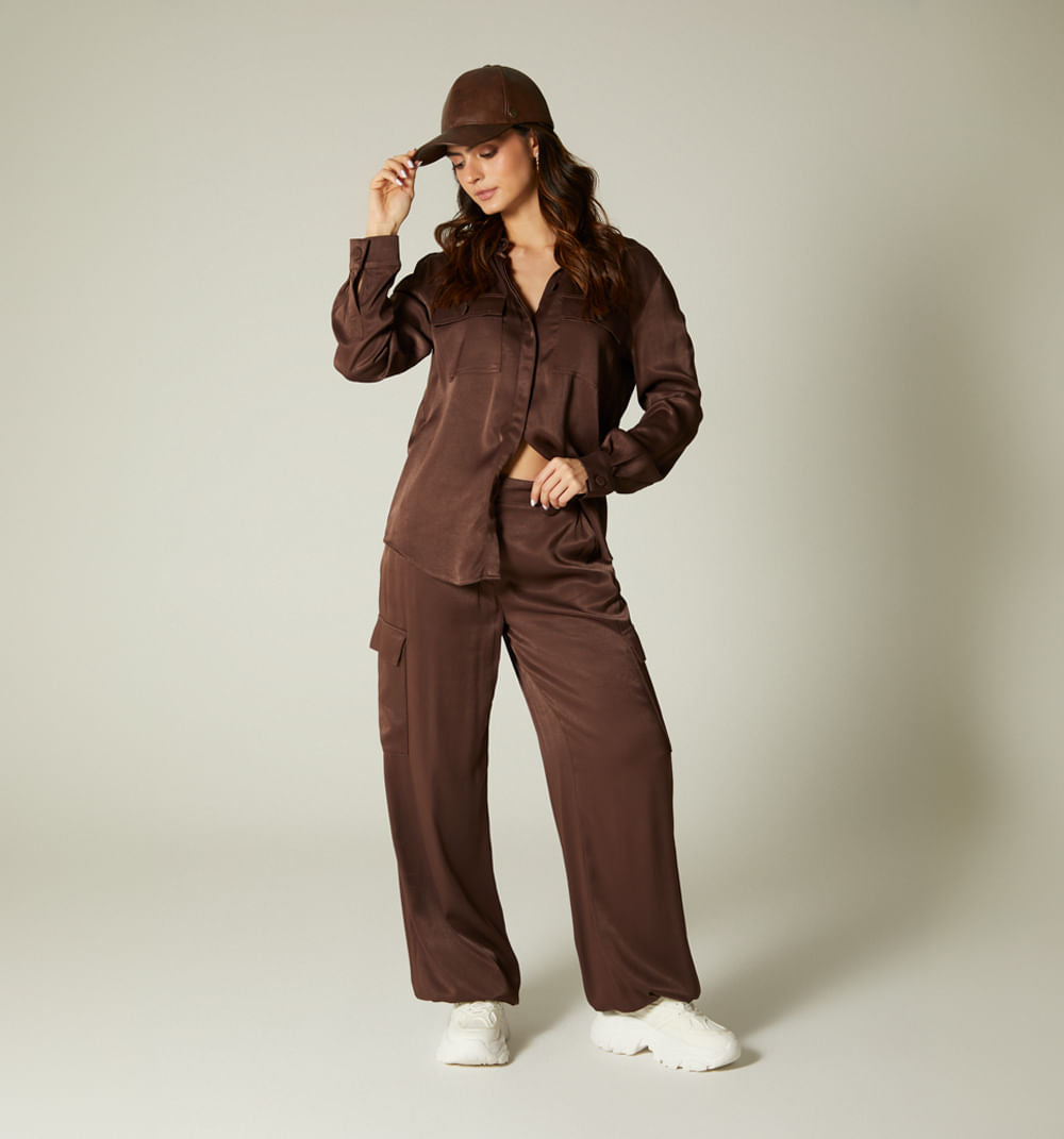 Pantalon Tiro Alto Tipo Jogger S028800
