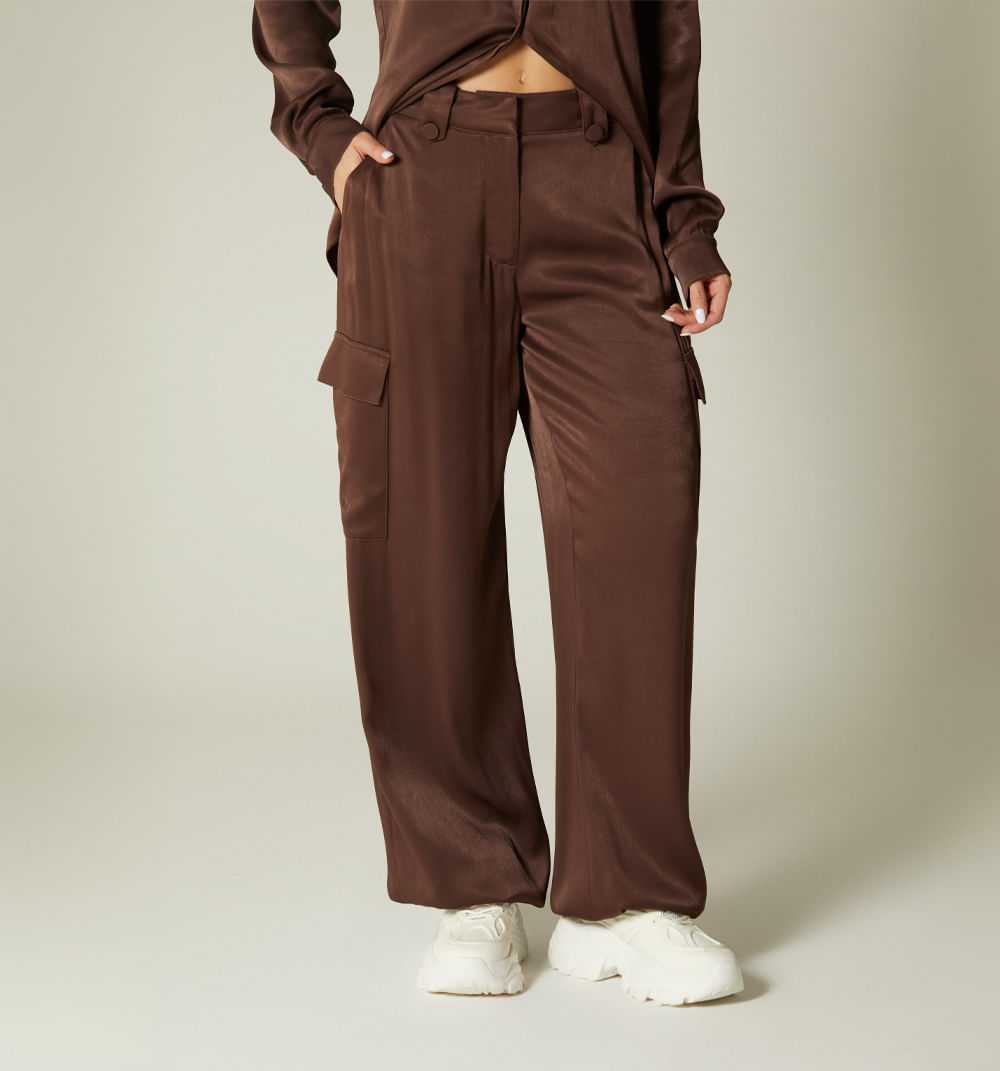 Pantalon Tiro Alto Tipo Jogger S028800