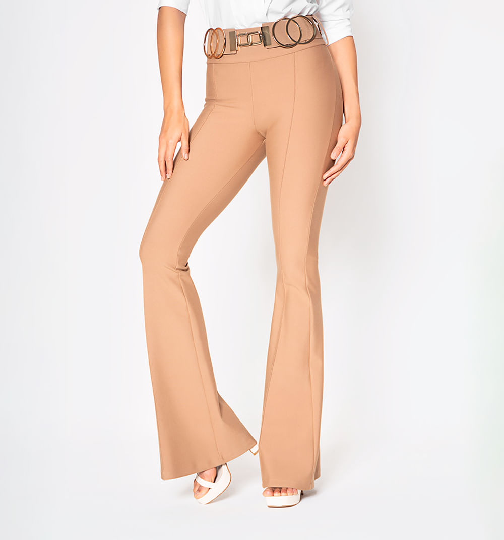 Leggins Tiro Alto Bota Campana Con Corre