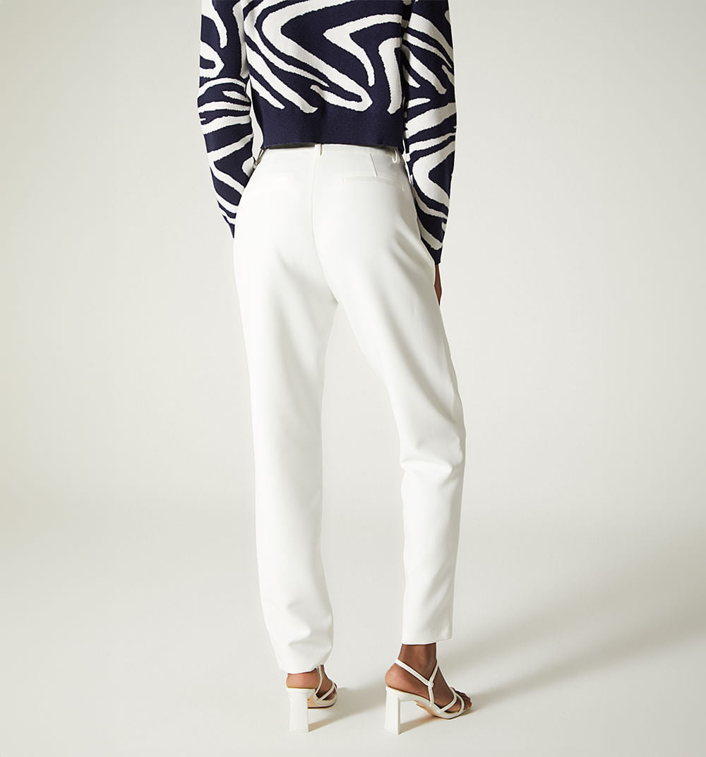 Pantalon Con Pretina En Satin