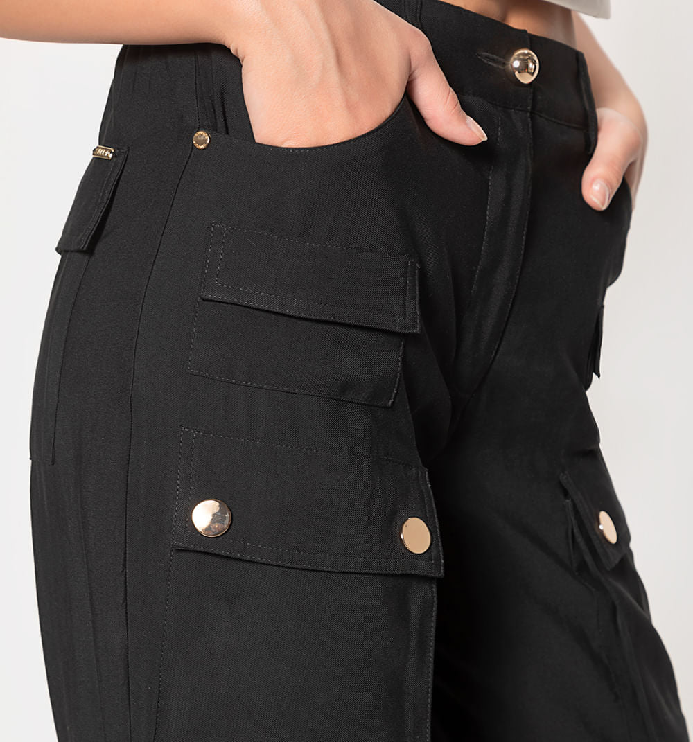Pantalon Cargo Con Cinturon
