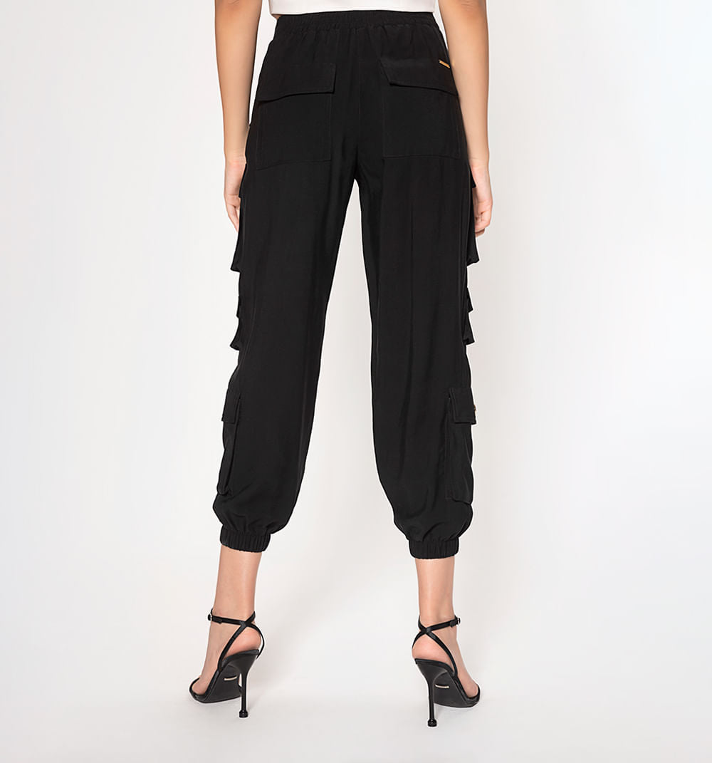 Pantalon Cargo Con Cinturon