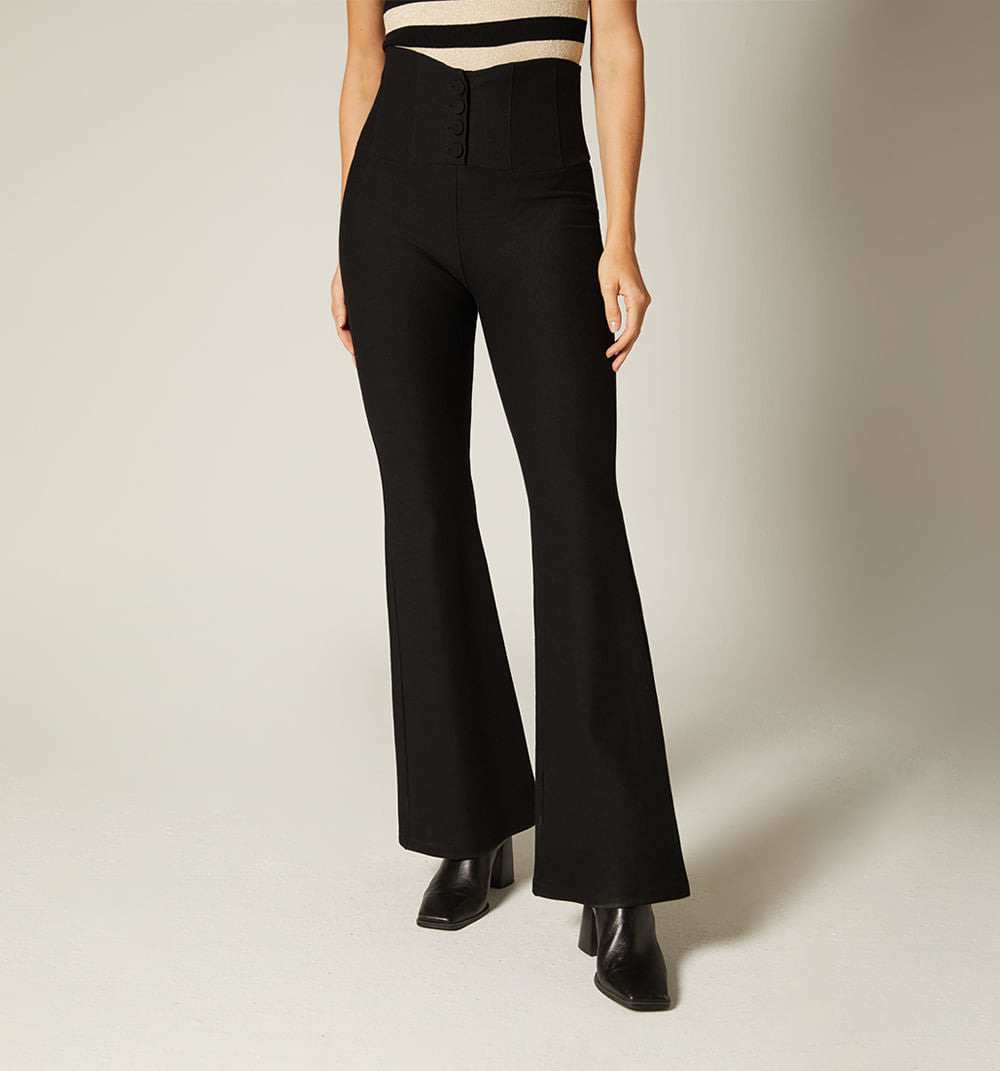 Leggins Bota Semi Campana Con Pretina Ti