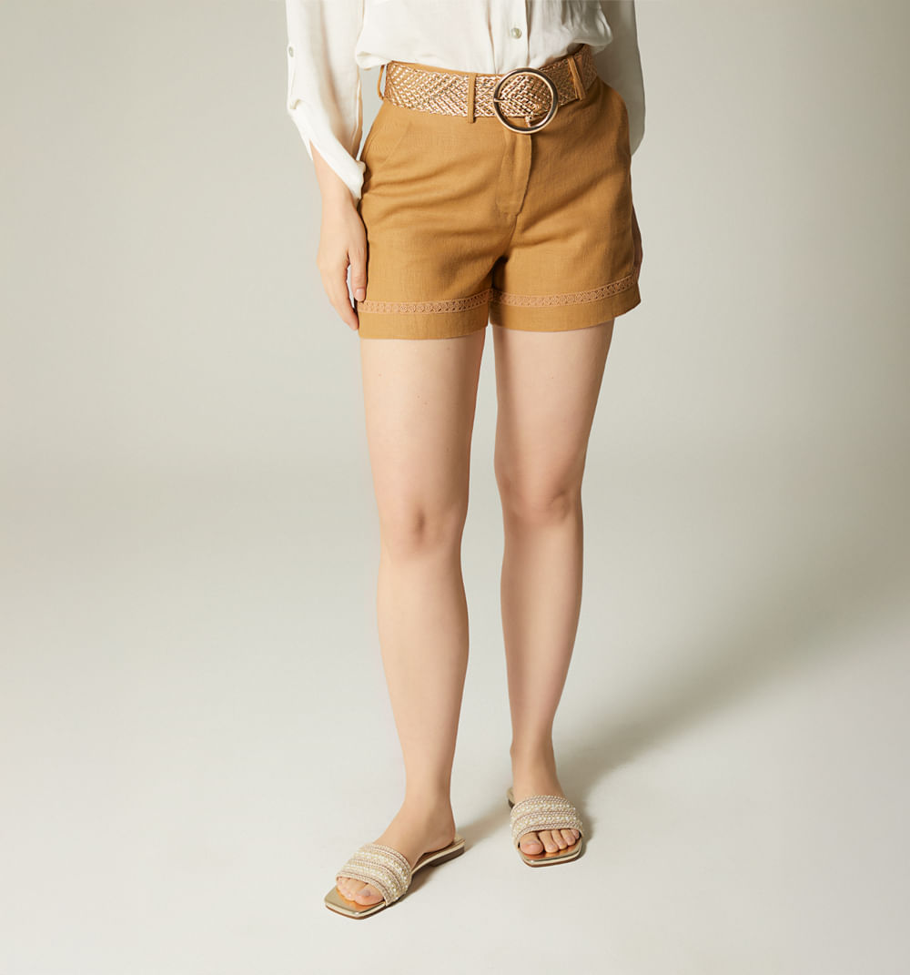 Short Tiro Super Alto Con Correa S104265