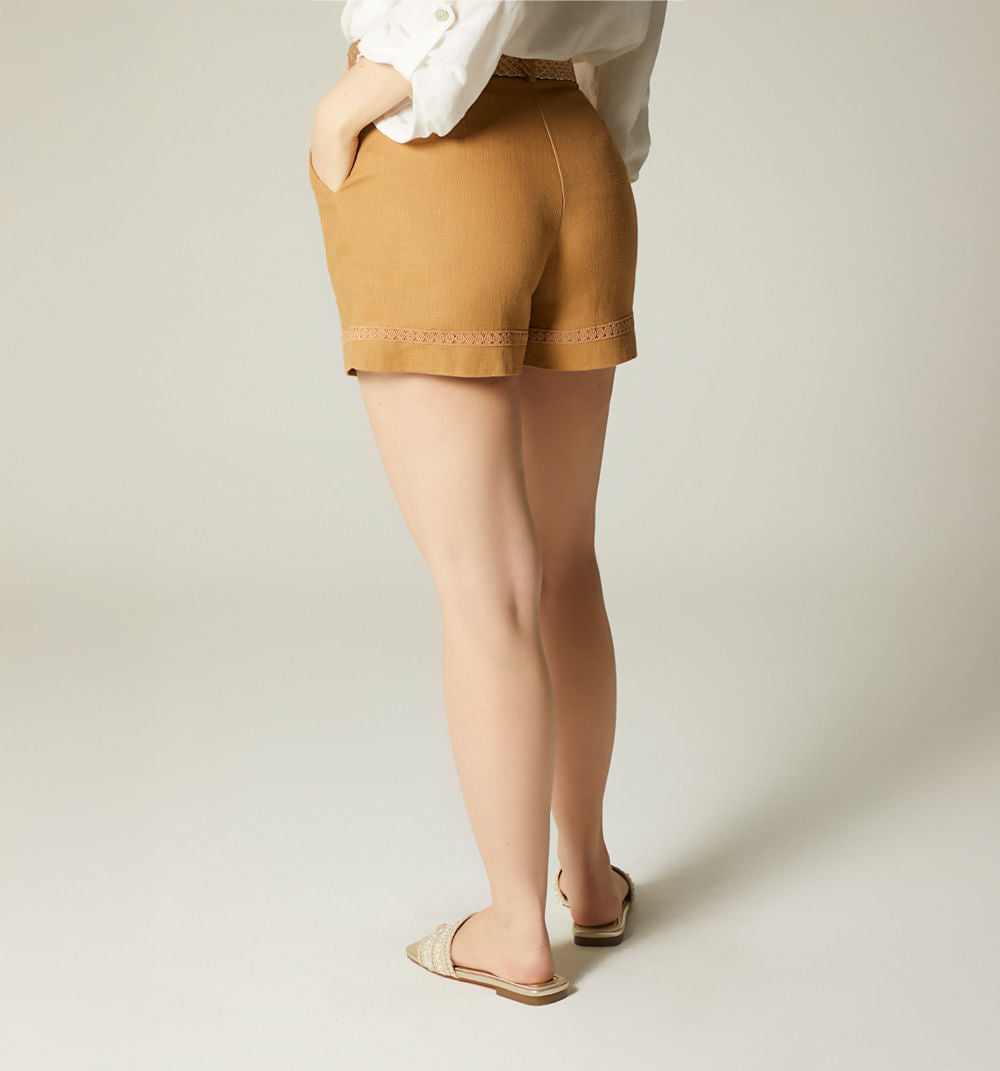 Short Tiro Super Alto Con Correa S104265