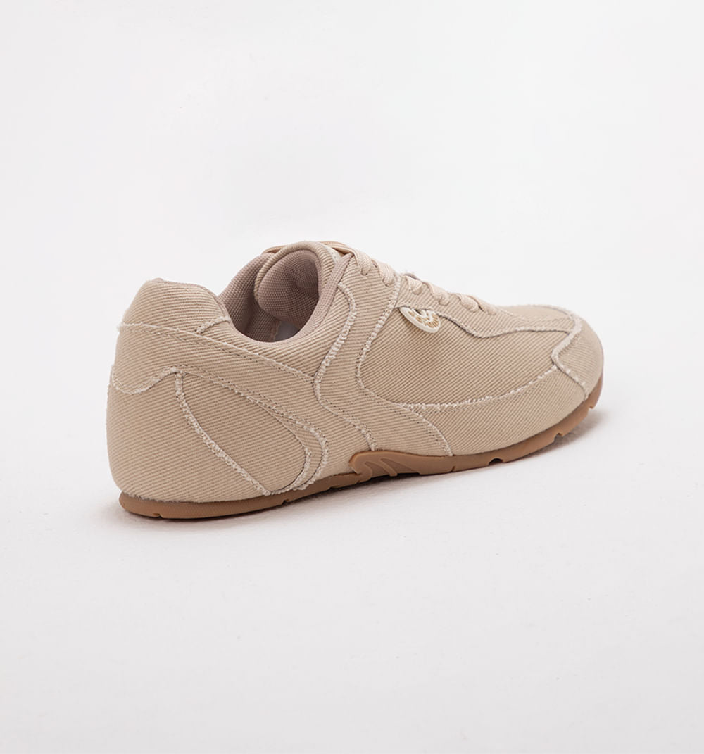 Tenis Capellada En Canvas Con Desgaste