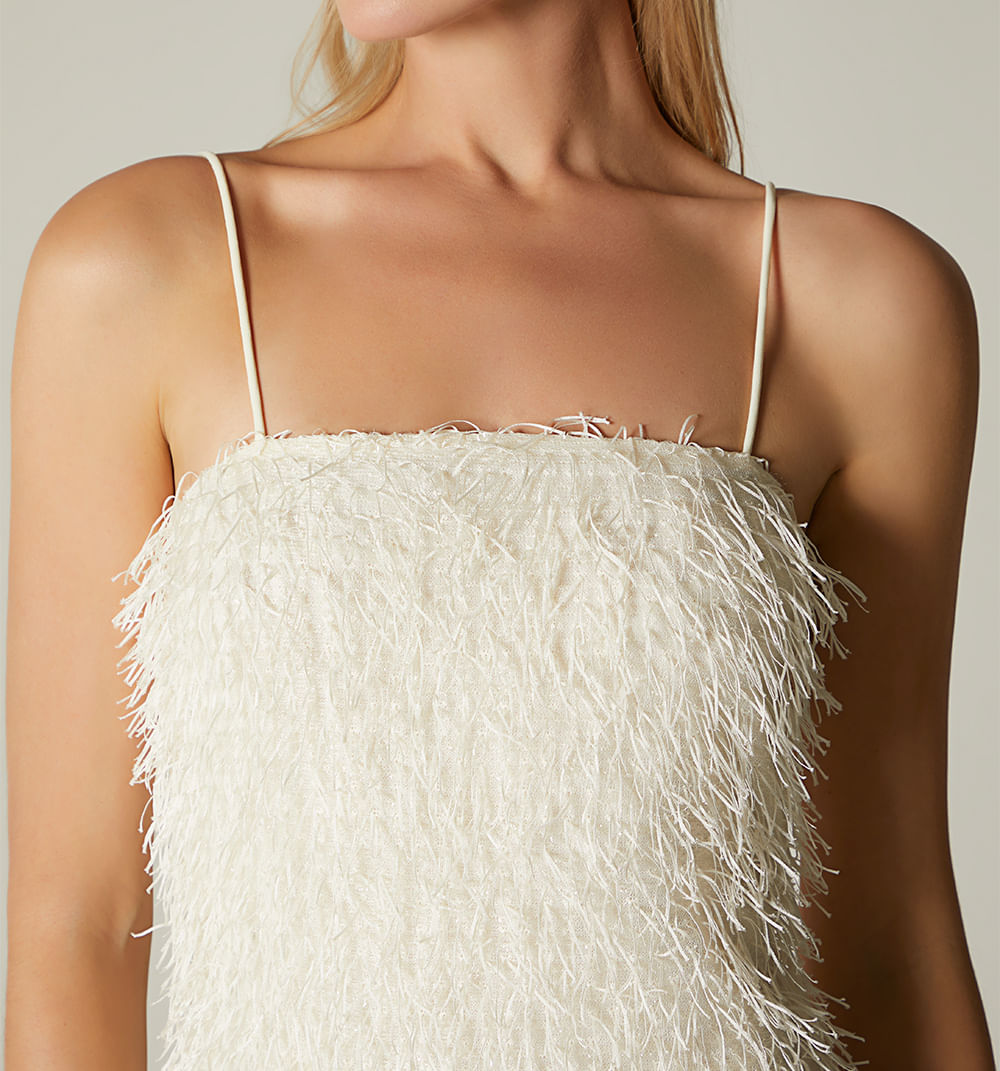 Vestido Croto Flecos