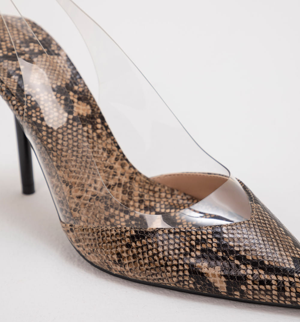 Zapato Cerrado En Piton